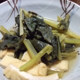 簡単♪めんつゆで油あげと小松菜の炊き合わせ